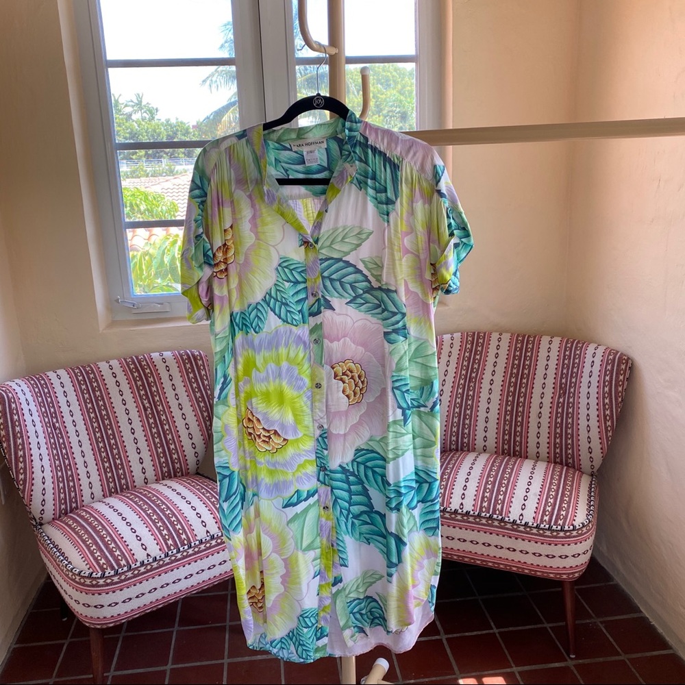 Mara Hoffman Floral Shirt Dress